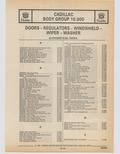 Previous Page - Cadillac Parts and Accessories Catalog June 1991
