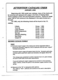 Previous Page - Parts and Accessories Catalog 17L January 1992